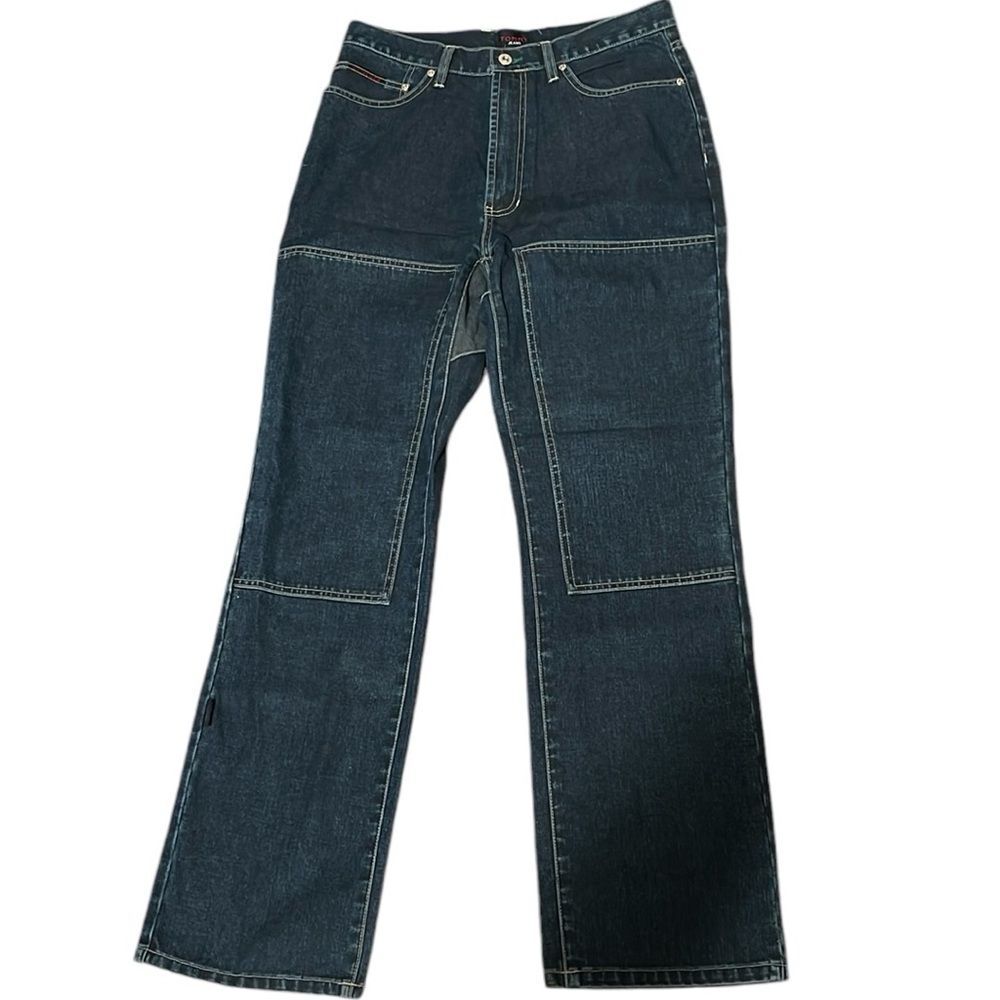 Y2K DEADSTOCK Tommy Jeans Rancher Style Sample size 32  PATCHES Dark Wash NEW